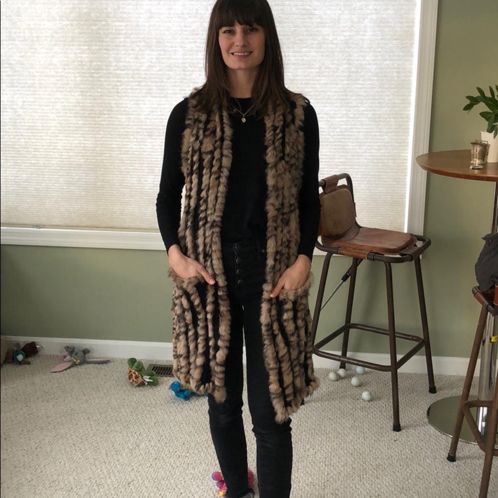 Love Token real fur vest